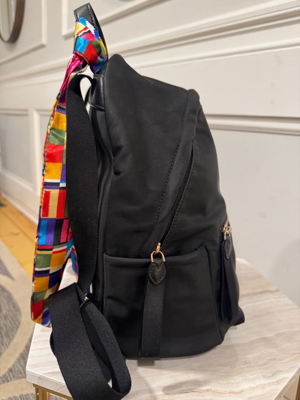 Kate Spade Bag Chelsea Black Nylon Backpack - Picture 7 of 17
